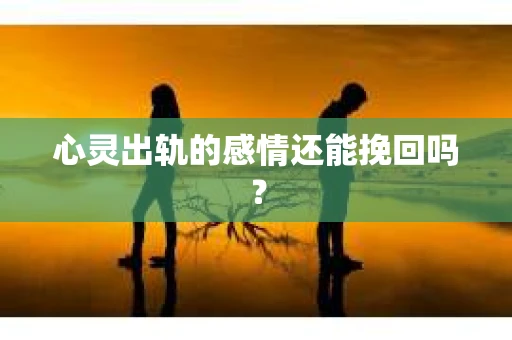 心灵出轨的感情还能挽回吗？
