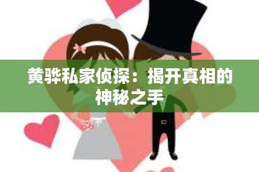 黄骅私家侦探：揭开真相的神秘之手