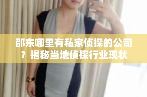 邵东哪里有私家侦探的公司？揭秘当地侦探行业现状