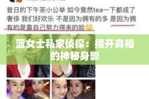 蓝女士私家侦探：揭开真相的神秘身影