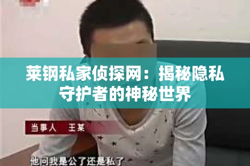 莱钢私家侦探网：揭秘隐私守护者的神秘世界