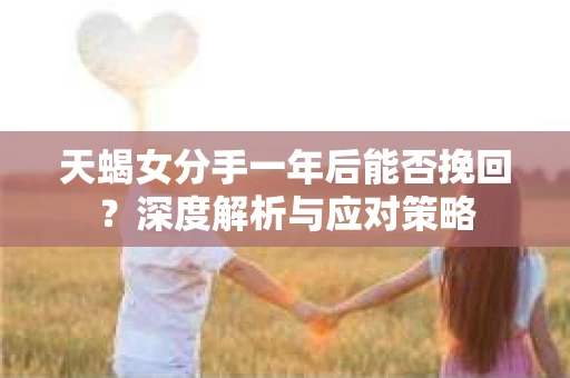 天蝎女分手一年后能否挽回？深度解析与应对策略