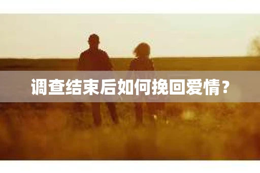 调查结束后如何挽回爱情? 调查结束后如何挽回爱情?