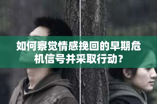如何察觉情感挽回的早期危机信号并采取行动？